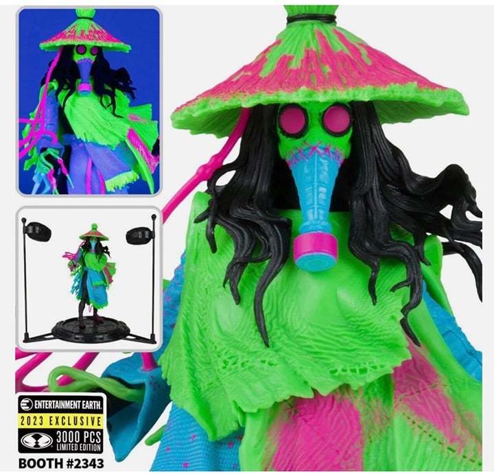 McFarlane Scarecrow Infinite Frontier Black Light Gold Label SDCC 2023 Exclusive