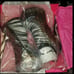 NIB London Trash Crush Zebra Print Ponyhair Leather Platform Heels 8.5