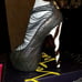 NIB London Trash Crush Zebra Print Ponyhair Leather Platform Heels 8.5