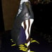NIB London Trash Crush Zebra Print Ponyhair Leather Platform Heels 8.5