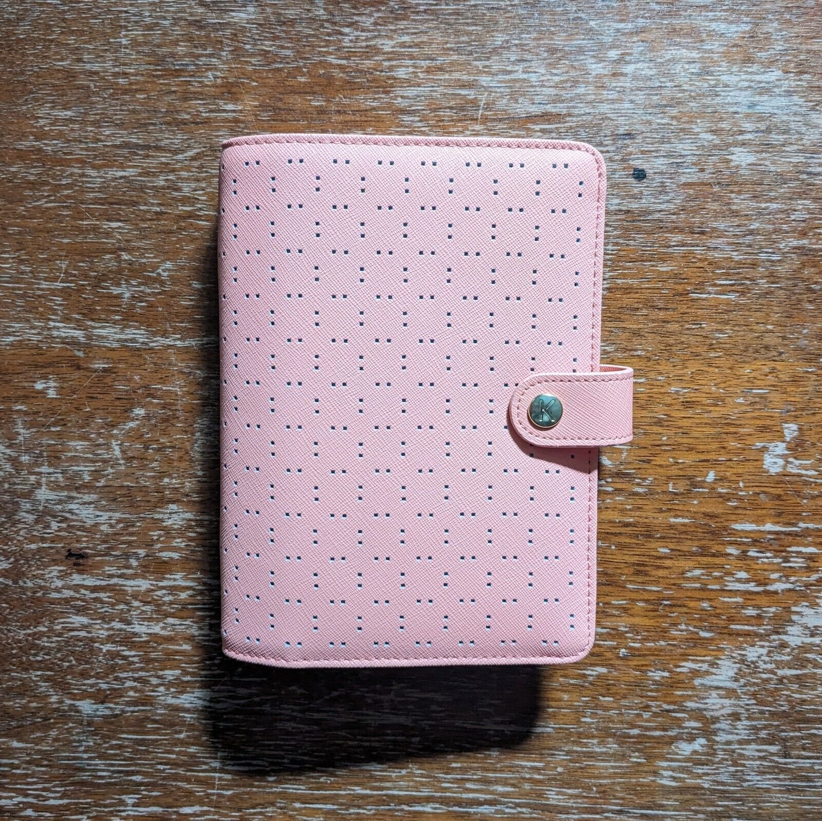 Kikki.K Medium (Personal Size) Ring Planner, Peach