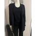 St. John Womens Small Santana Knit Open Cardigan & Short Sleeve Top Set Vintage