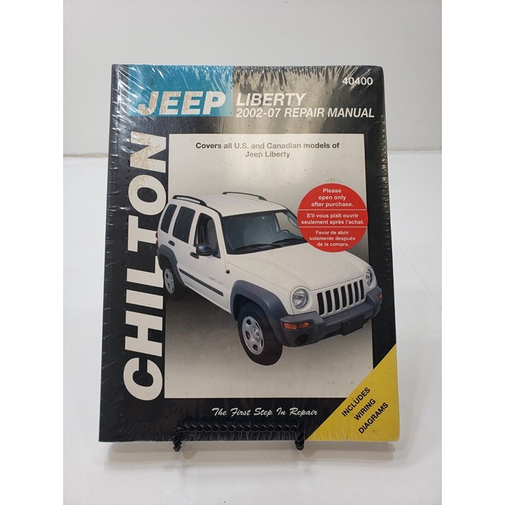 Chilton Jeep Liberty 2002-07 Repair Manual US & Canadian Wiring Diagrams #40400