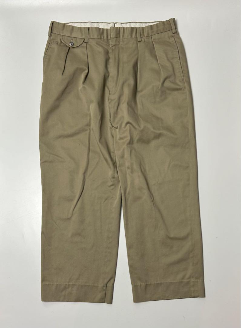 BROOKS BROTHERS Beige Chino Pants Slacks USA Made 36