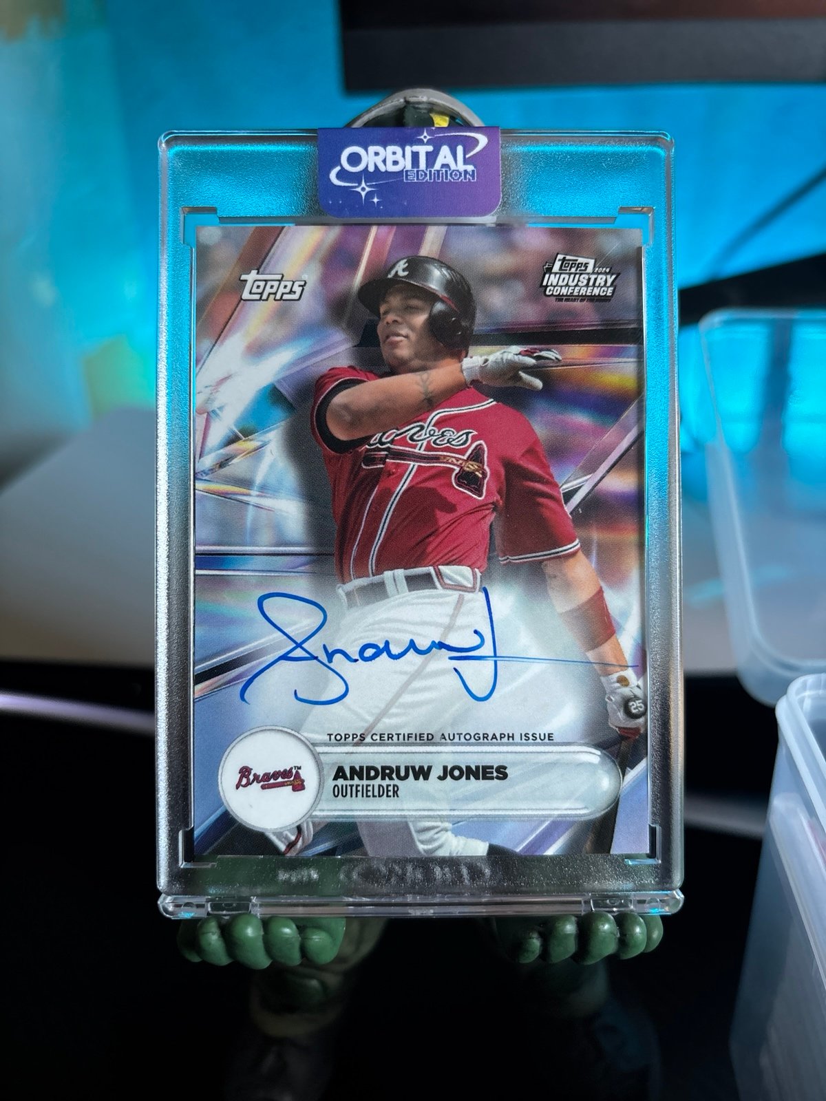 Andrew Jones Auto 2024 Topps Industry Conference