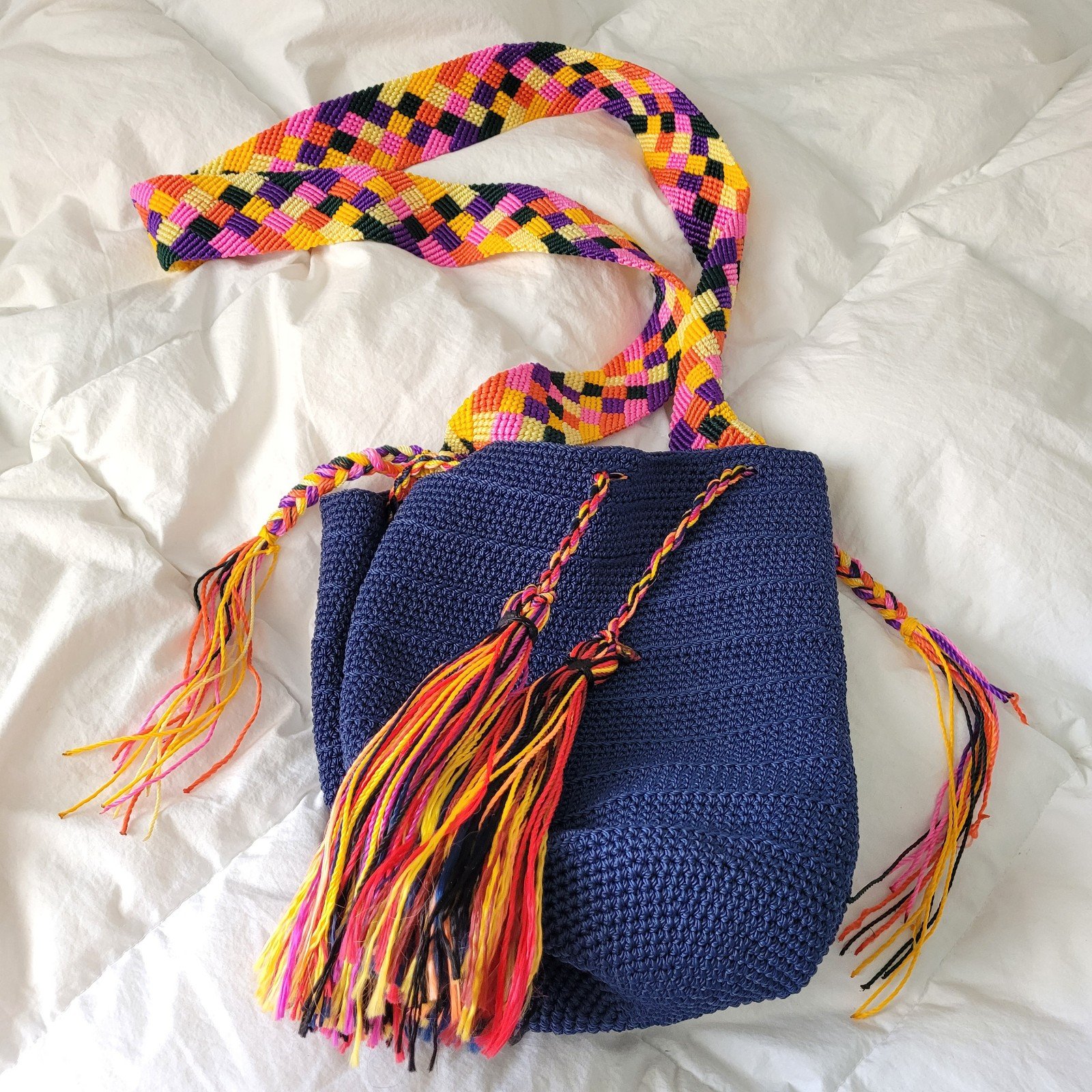 Mexican handmade chrochet Bag/ purse