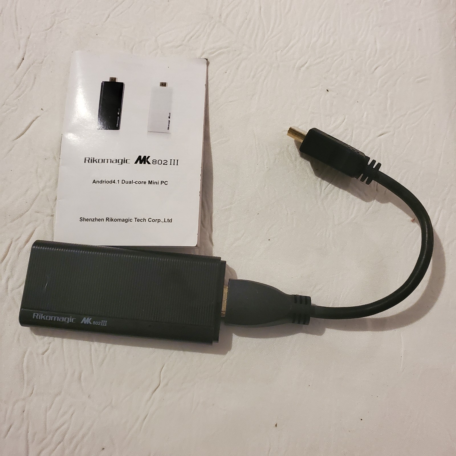 Rikomagic MK802 III Dual Core Android 4.1 Jelly Bean Mini PC Rockchip RK3066 1.6