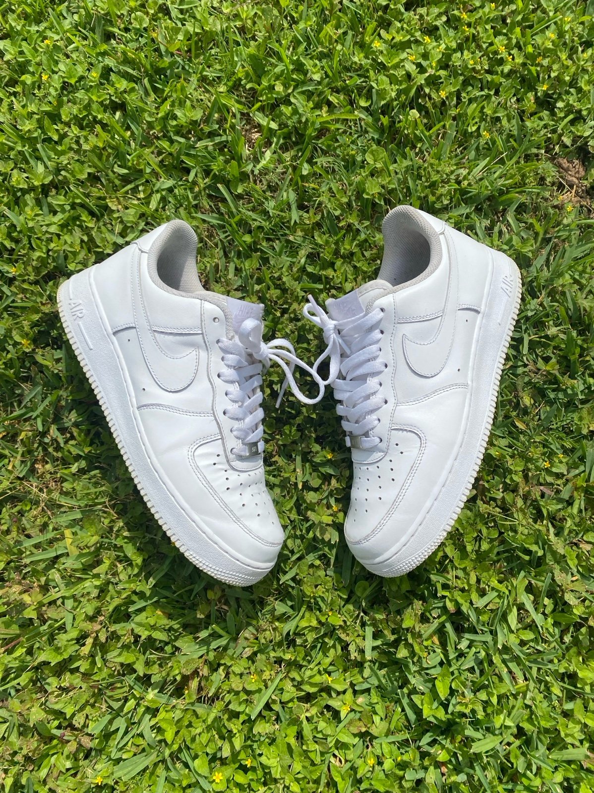 White Nike Air Force 1 Sneakers