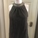 Anthropologie lightweight grey knit halter neck top with super cute . Medium
