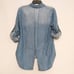 Anthro Cloth & Stone Split Tail Chambray Blouse