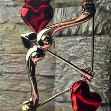 *NEW* CUPID'S LOVE PEDESTAL ~ 3Wick CANDLE HOLDER ~ Bath & Body Works