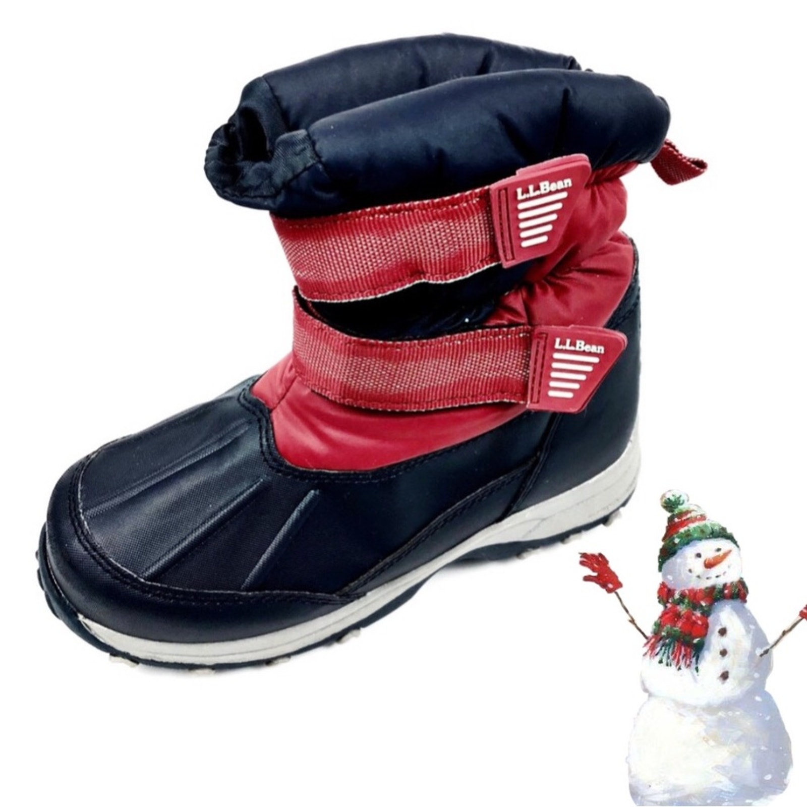 L.L. Bean 289143 Kids Snow Tread Boots Size 13
