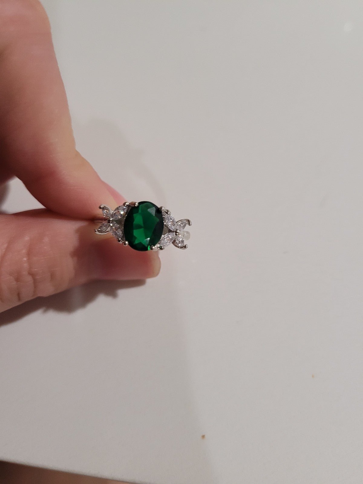 *SALE* 3CT Emerald Engagement Ring