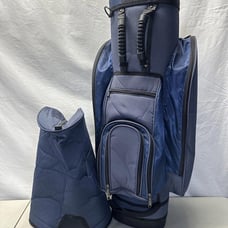 X-Sports SPX 303 Golf Tour Edition Blue Cart Bag 6-way W/Strap ~Rain Cover