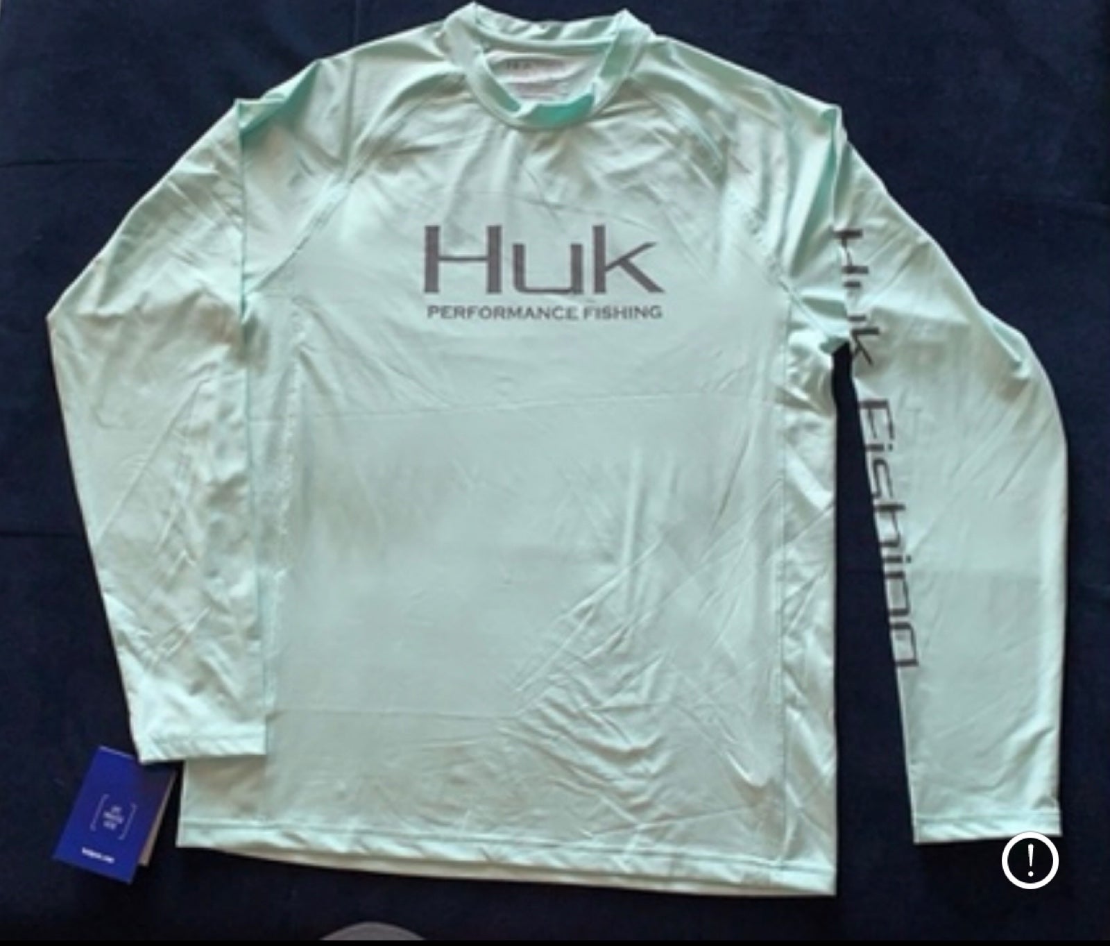 Large Men's Huk Fishing Shirt solid