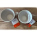 Le Creuset Stoneware Set of 2 Bistro Mug/Giant Cappuccino, 14oz White NEW