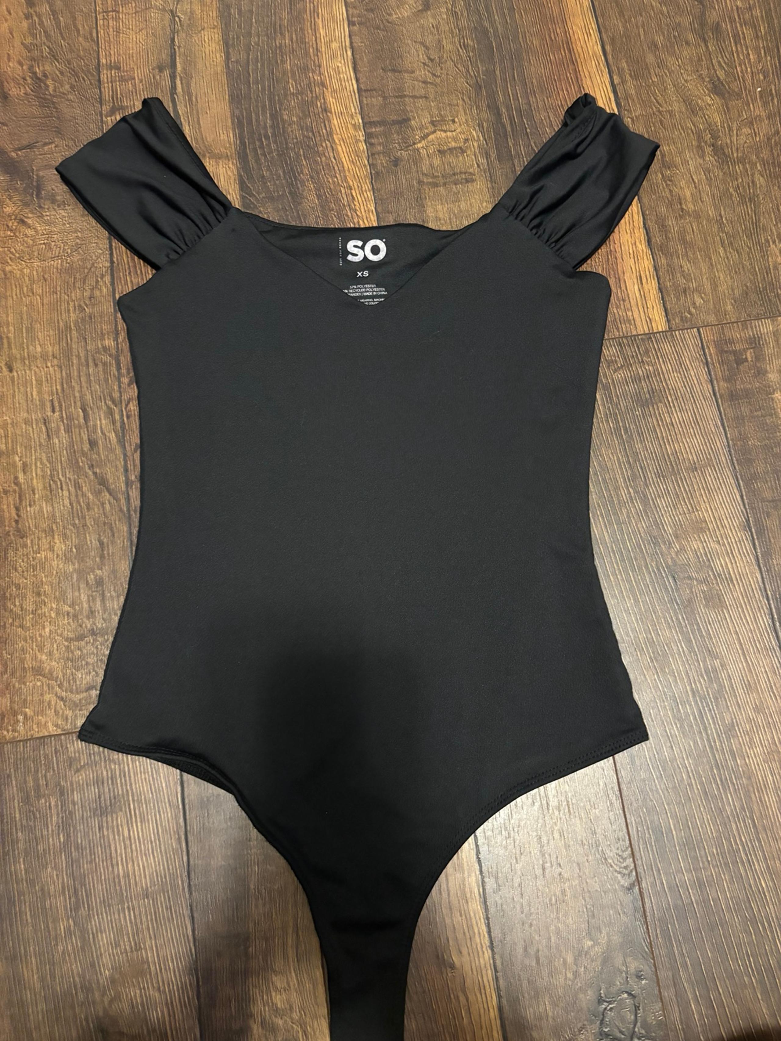 SO Black Bodysuit
