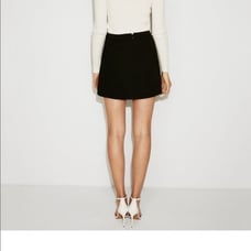 NEW! Express Mini to Midi Pleated Skirt Lined 00