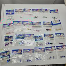 Vintage lot acrylic rhinestones and jewels