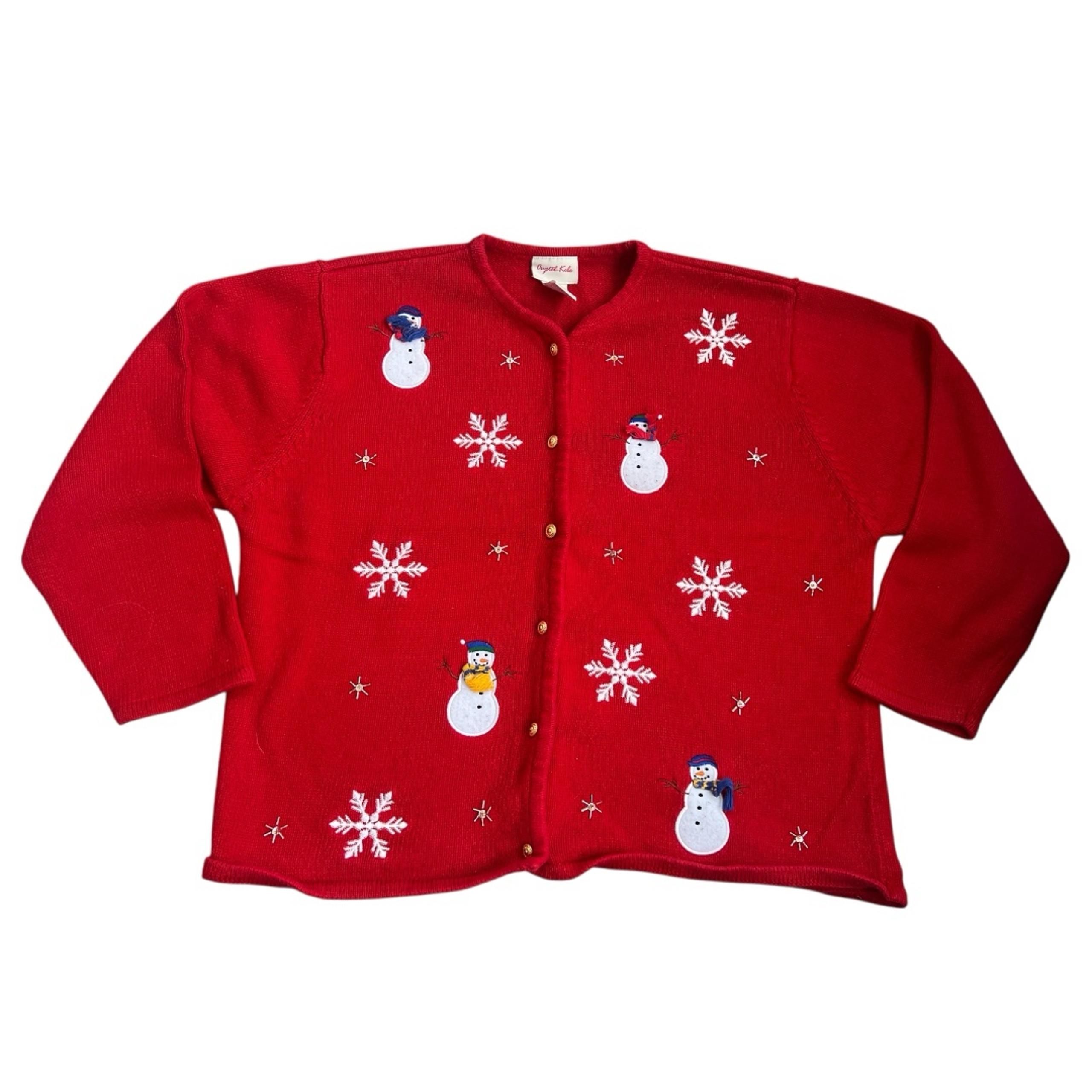 Vintage Christmas Cardigan Sweater