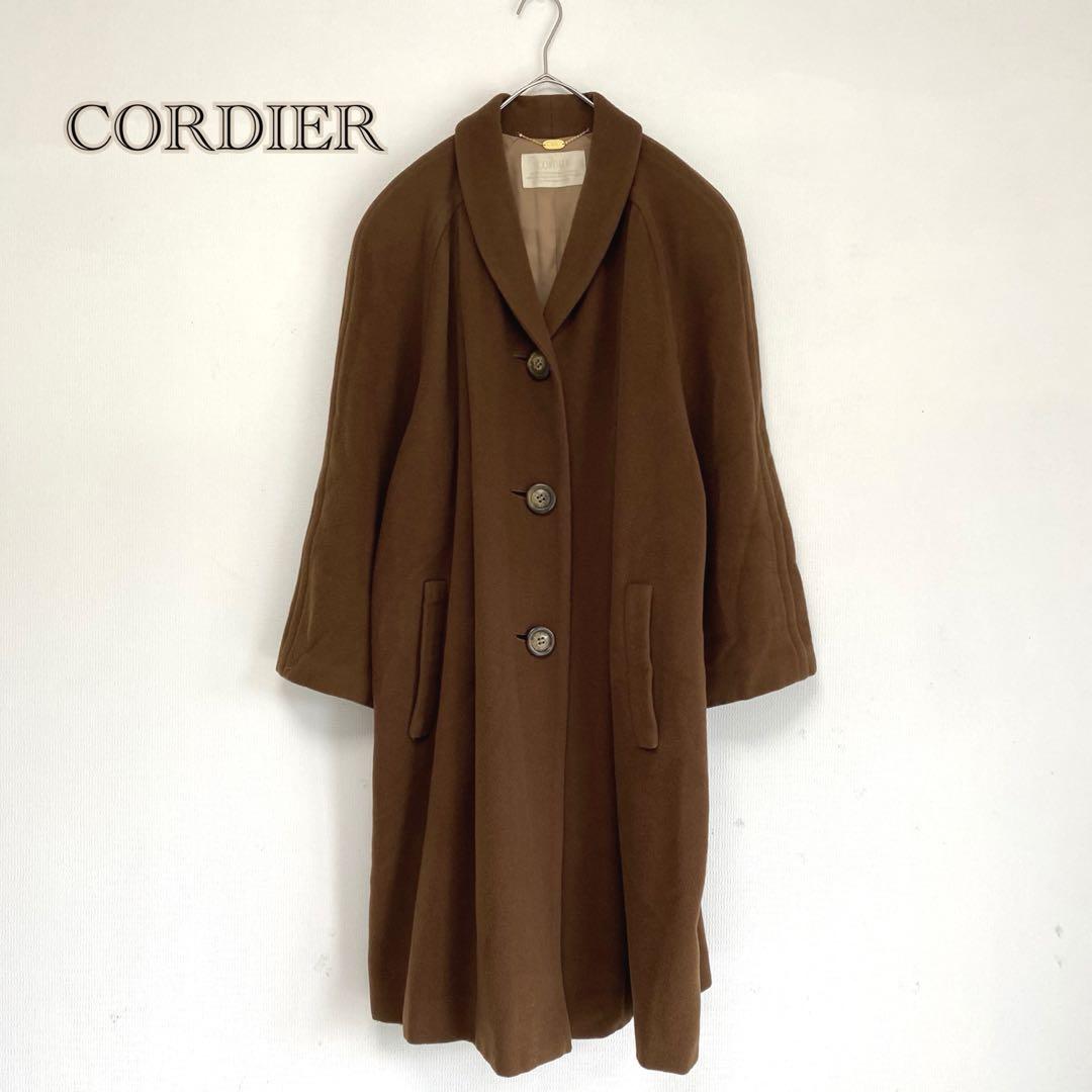 Coldia/CORDIER Wool Cashmere Blend Longステンカラー Coat (Size 40)
