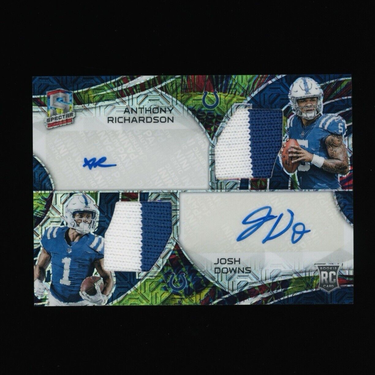 2023 Spectra Anthony Richardson / Josh Downs Dual Patch Auto RPA Meta /10 RC