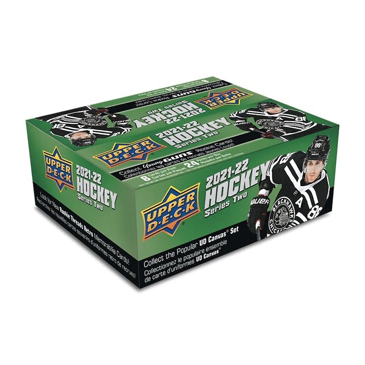 NHL 2021-22 Upper Deck Series Two Hockey Factory Sealed 24-Pack Retail Box