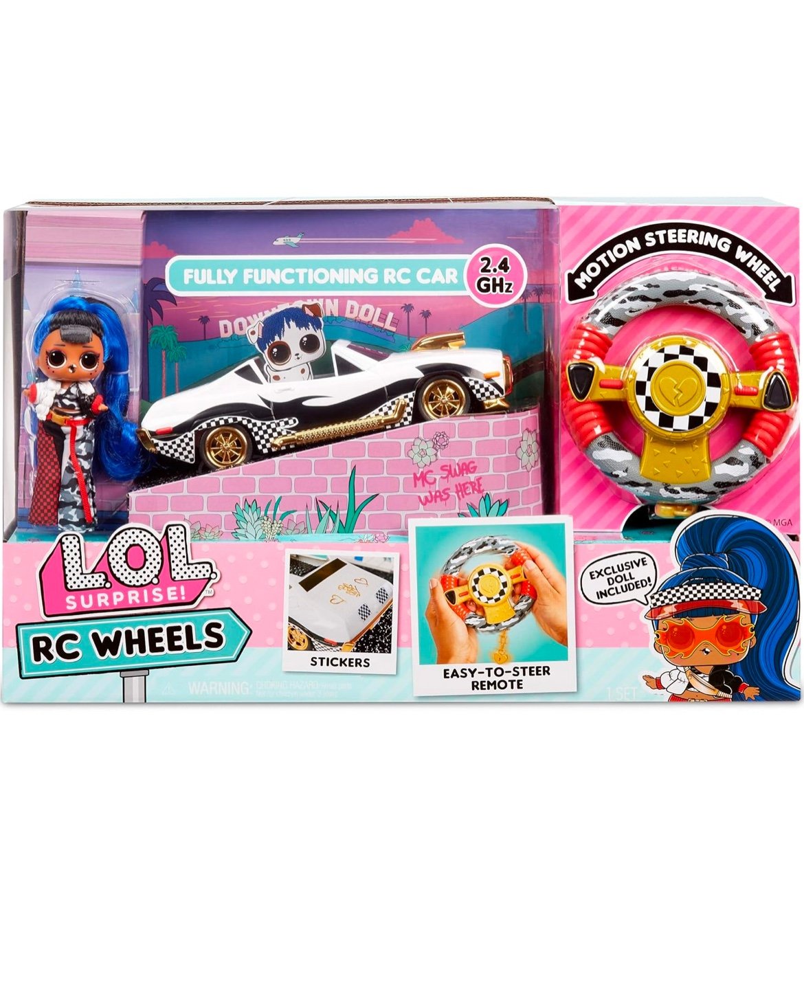 MGA LOL SURPRISE RC Wheels Htf New Remote Car