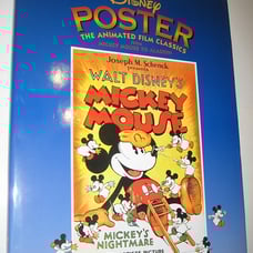 Disney Poster Book The Animated Film Classics from Mickey Mouse to Aladdin HC LI