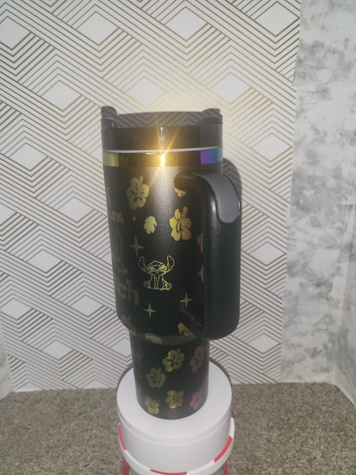 Stitch stanley tumbler
