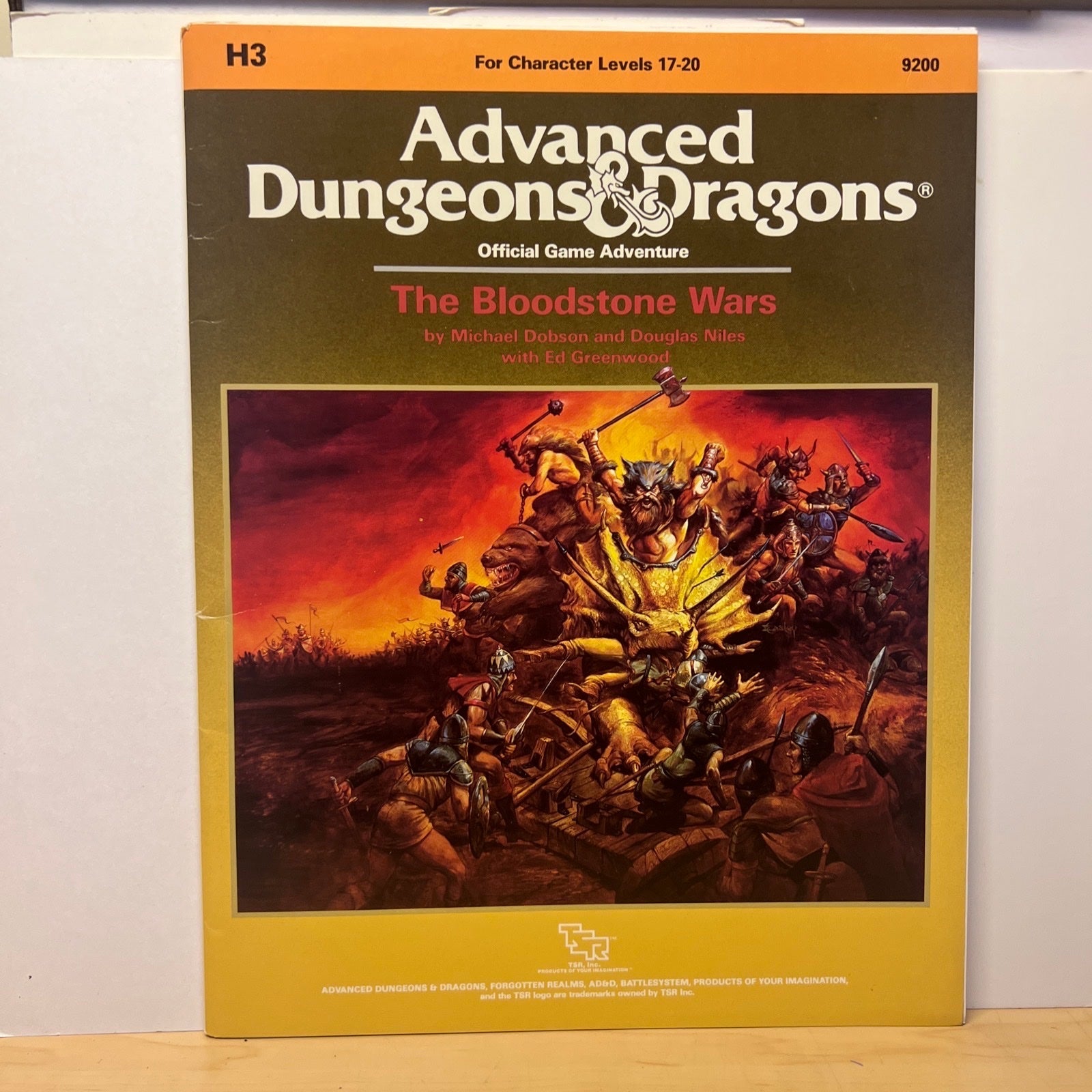 TSR AD&D 1st Ed Bloodstone Wars VG