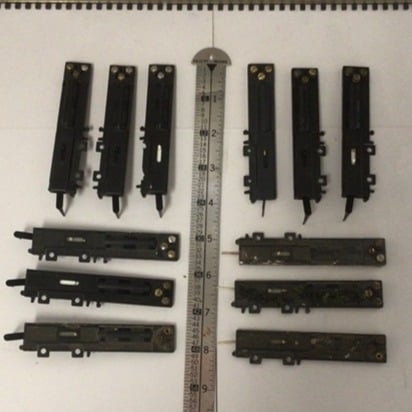 (SET #1) ATLAS TRAIN TRACK SWITCH ACTUATOR MOTORS - 12 PIECES