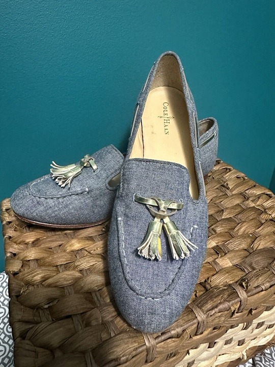 Cole Haan Sabrina Laced Slip-on Loafer shoes Size: 6B