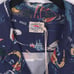 NWT FAHERTY SS Rayon Camp Button up Shirt NTI-Navy SEA TO SKY MWH2316 SMALL
