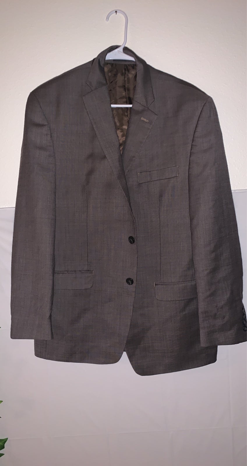 Van Heusen Studio Mens 2-Button Poly Blend Sport Coat/Blazer L