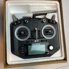 Frsky Taranis Q X7 with upgraded gimbals