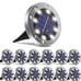 OULONGER Solar Ground Lights 12 Pack Solar Lights Outdoor Waterproof White Light