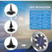 OULONGER Solar Ground Lights 12 Pack Solar Lights Outdoor Waterproof White Light