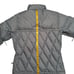 POWDER ROOM Winter Feather Down Ski Jacket Womens Small Blue Coat Zip Pockets