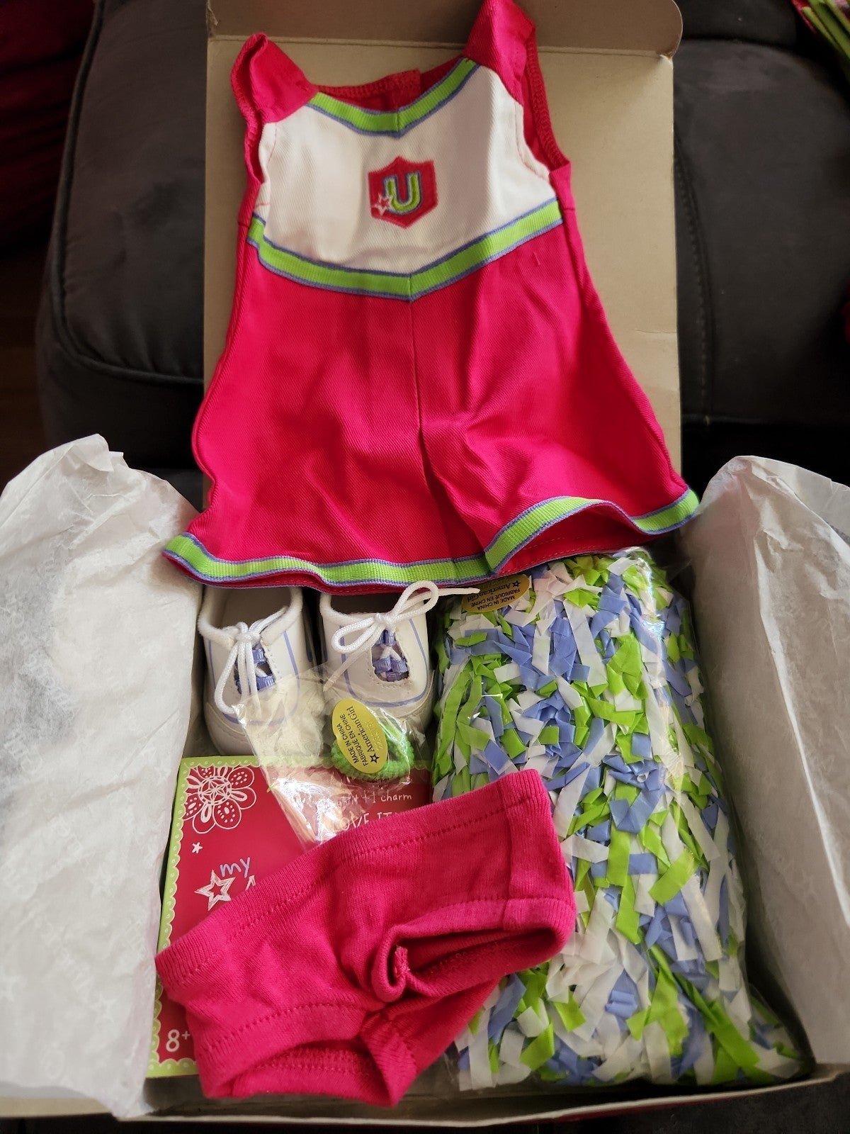 American Girl Doll campus cheer gear