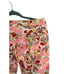 John Galliano Womens Multicolor Floral Print Cotton Capri Cropped Pants Size 6