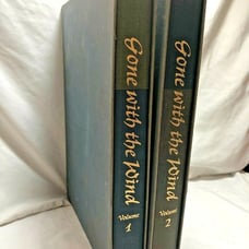 Gone With the Wind 2 Volume Set Heritage Club Press 1968 Slipcover Sandglass