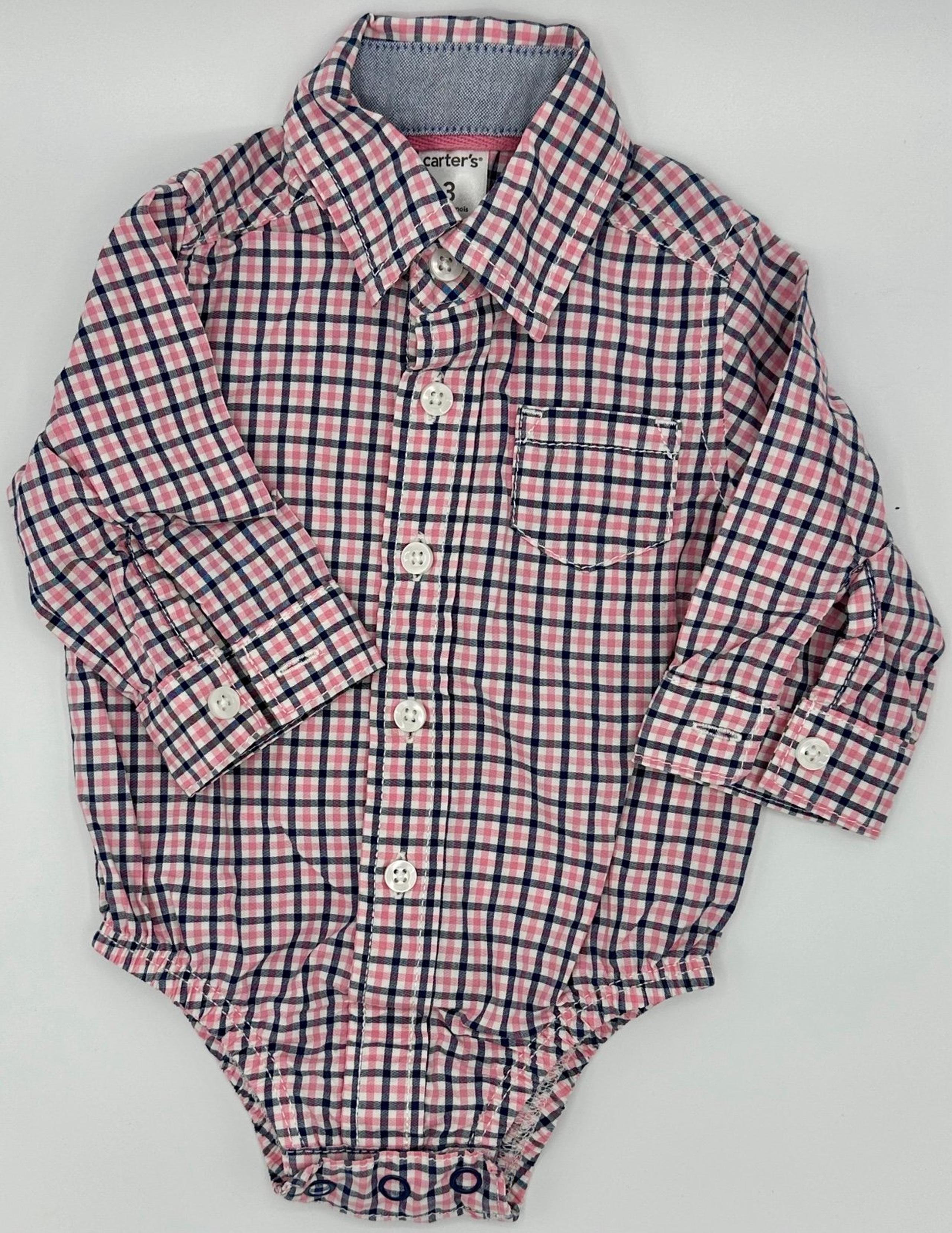 Carter’s Long Sleeve Button-Down Top. Size: 3 Months