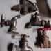 Lot of 5 old water Spigots