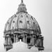 Original print of sant Peters basilica