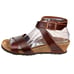 Papillio X Birkenstock Women’s Brown Ankle Strap Wedge Sandal Size 38 M 5 W 7