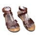 Papillio X Birkenstock Women’s Brown Ankle Strap Wedge Sandal Size 38 M 5 W 7