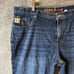 cinch ian mens size 40x36 dark stonewash slim fit mid rise bootcut jeans