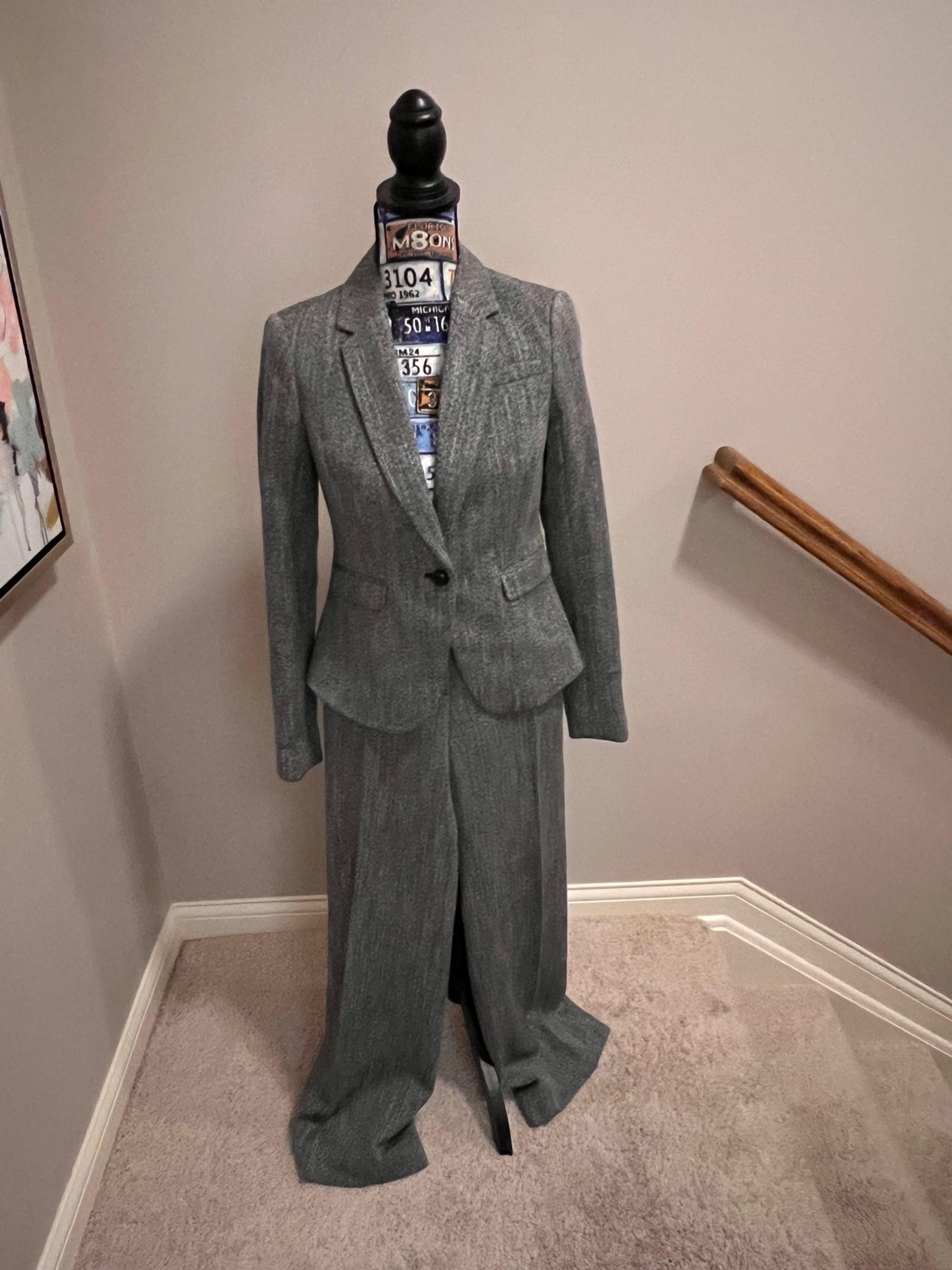 The Limited Two Piece Suit Herringbone