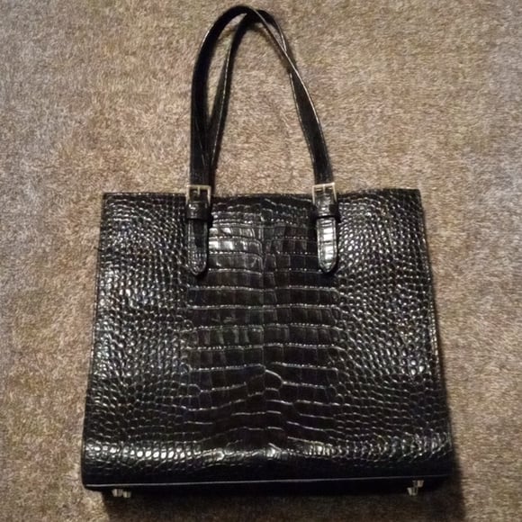 Silvano Biagini crocodile and hair handbag
